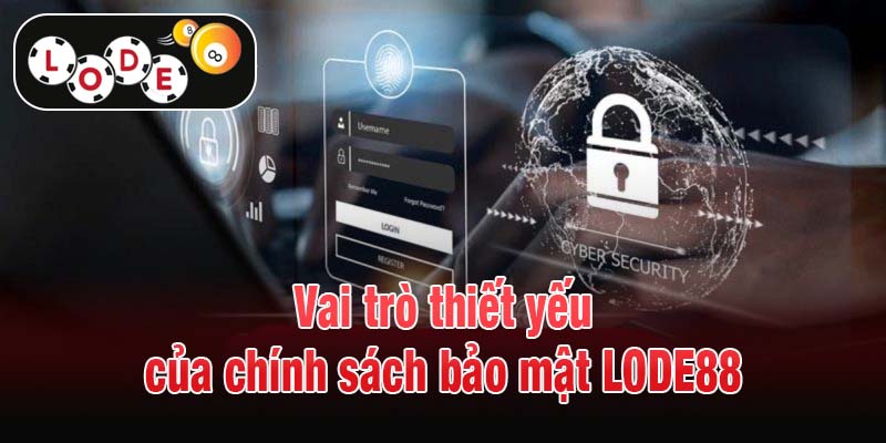 Vai trò thiết yếu của chính sách bảo mật LODE88